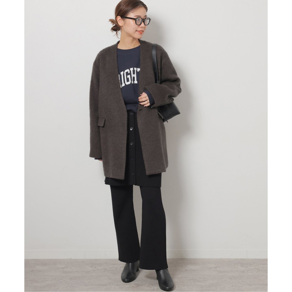 ウールモヘヤミックスノーカラージャケット | ジャーナルスタンダード