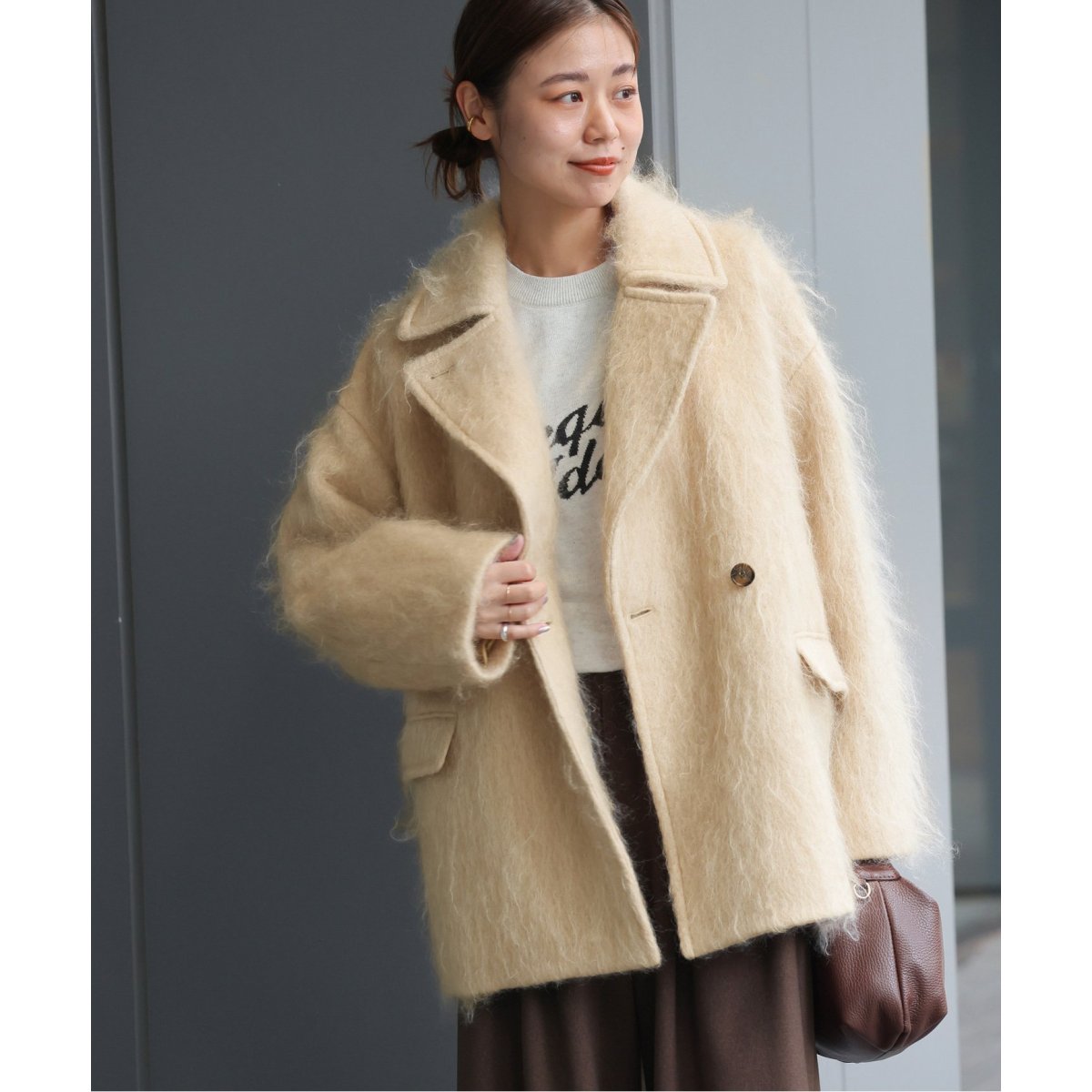 JOURNALSTANDARD relumeモヘヤミックスシャギーショートコート JOURNALSTANDARD relumeモヘヤミックスシャギーショートコート