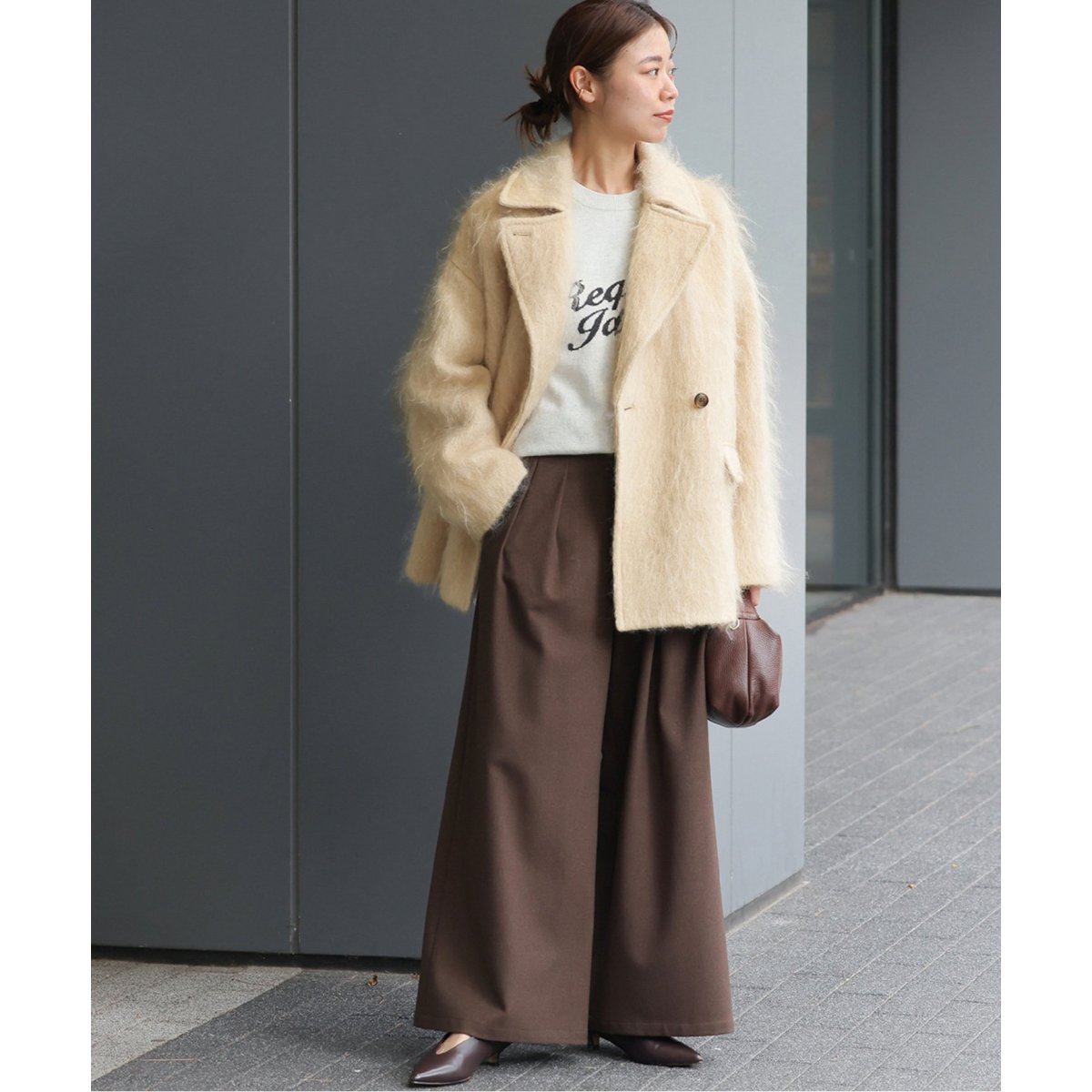 JOURNALSTANDARD relumeモヘヤミックスシャギーショートコート JOURNALSTANDARD relumeモヘヤミックスシャギーショートコート