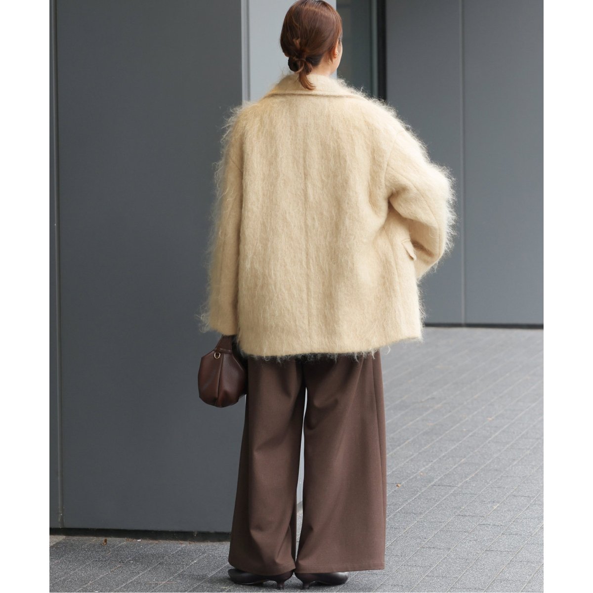 モヘヤミックスシャギーショートコート | ジャーナルスタンダード