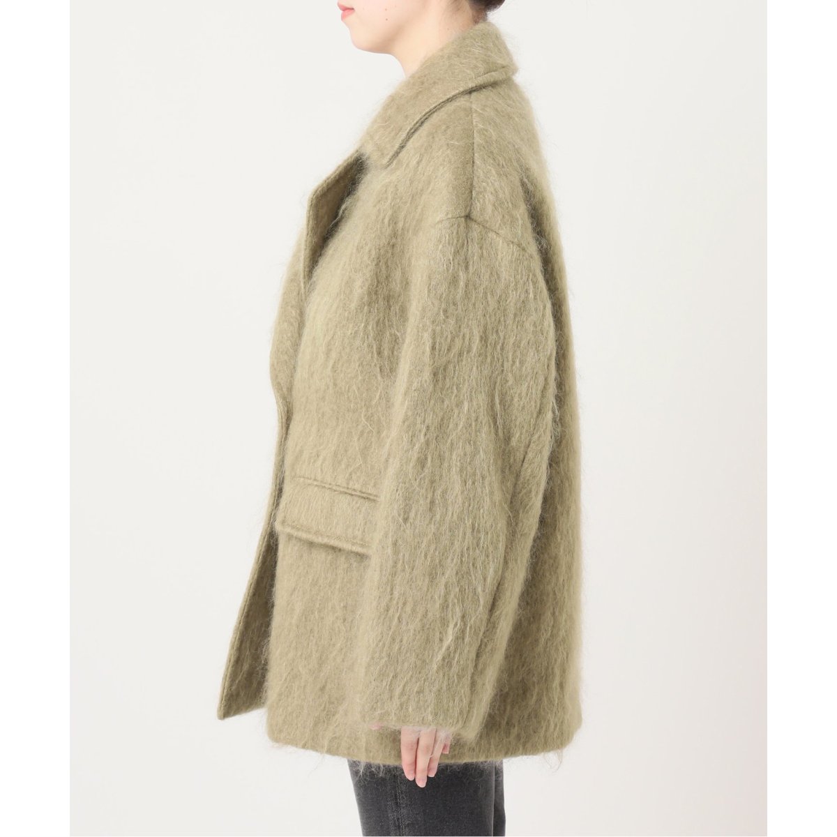 モヘヤミックスシャギーショートコート | ジャーナルスタンダード