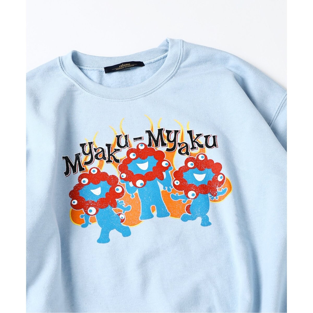 ミャクミャク 別注 MOTOR CYCLE プリントスウェット