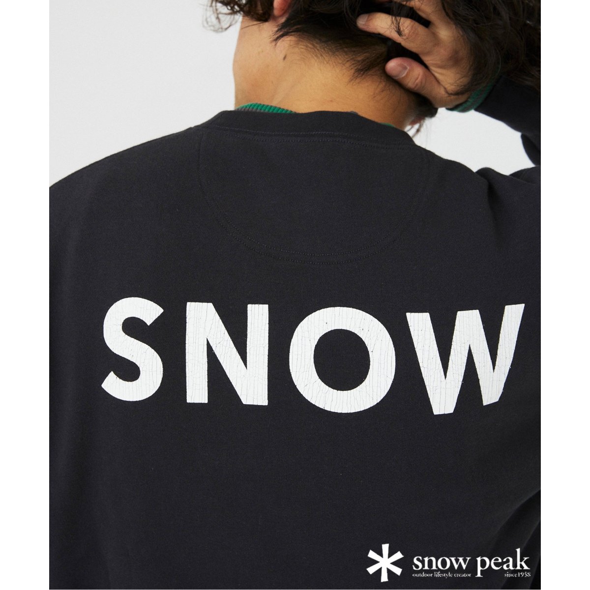 《追加》SNOWPEAK/スノーピーク別注クルーネックスウェットPEAK