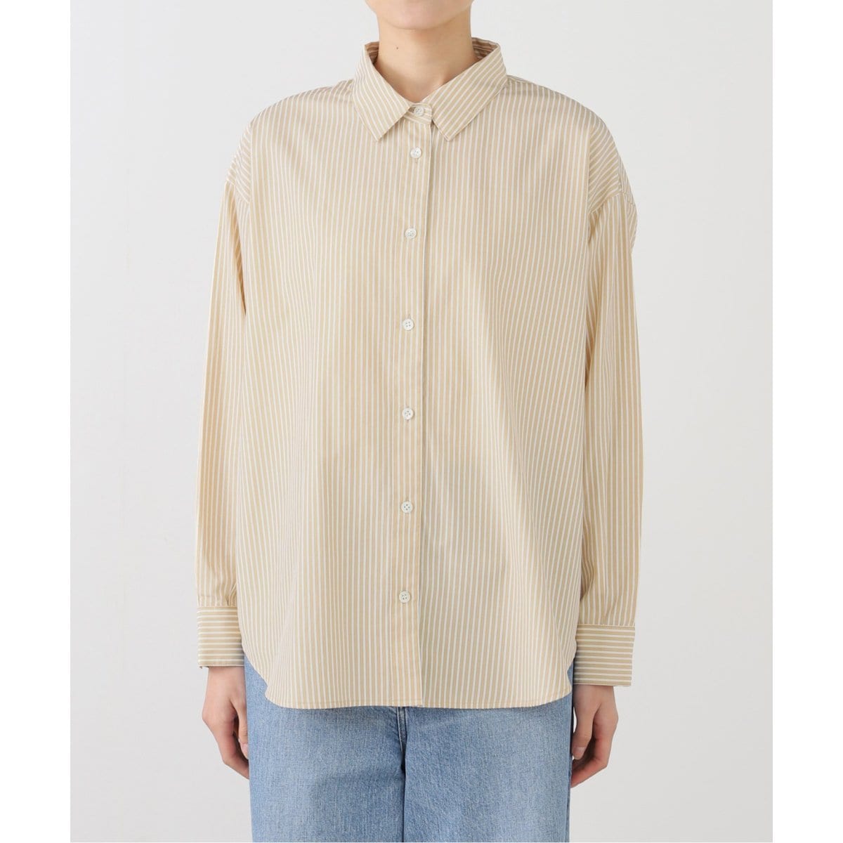 極美品 日本製　1.76万　ジャーナルスタンダード ストライプシャツ 近年 ビッグストライプシャツ | ジャーナルスタンダード レリューム(JOURNAL