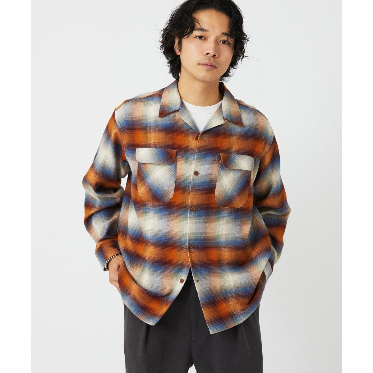 R*o様 レリューム別注コットンシャギーオープンカラーシャツ PENDLETON / ペンドルトン 別注コットンシャギー オープンカラーシャツ