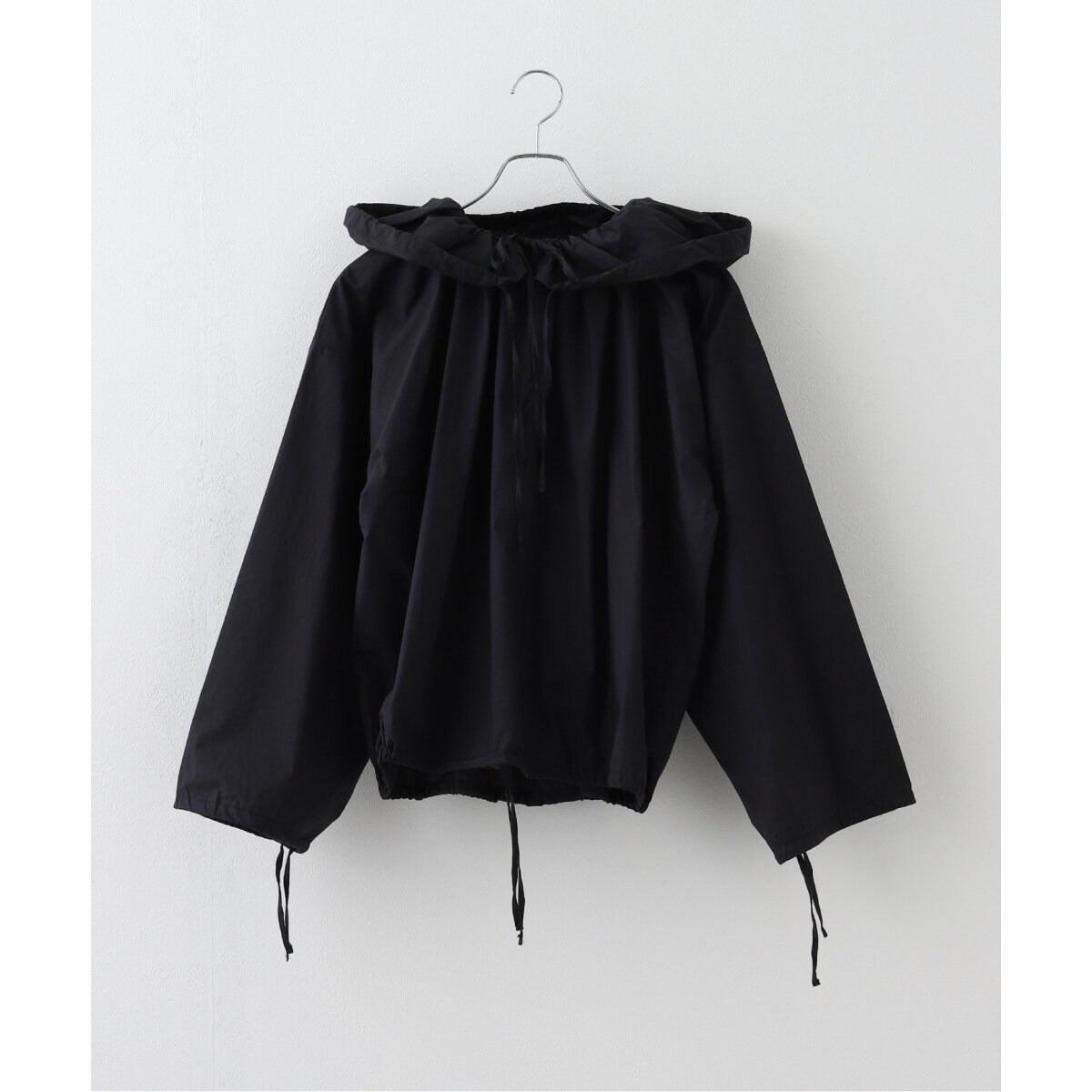 baserange point blouse baserange point top フード付きブラウス