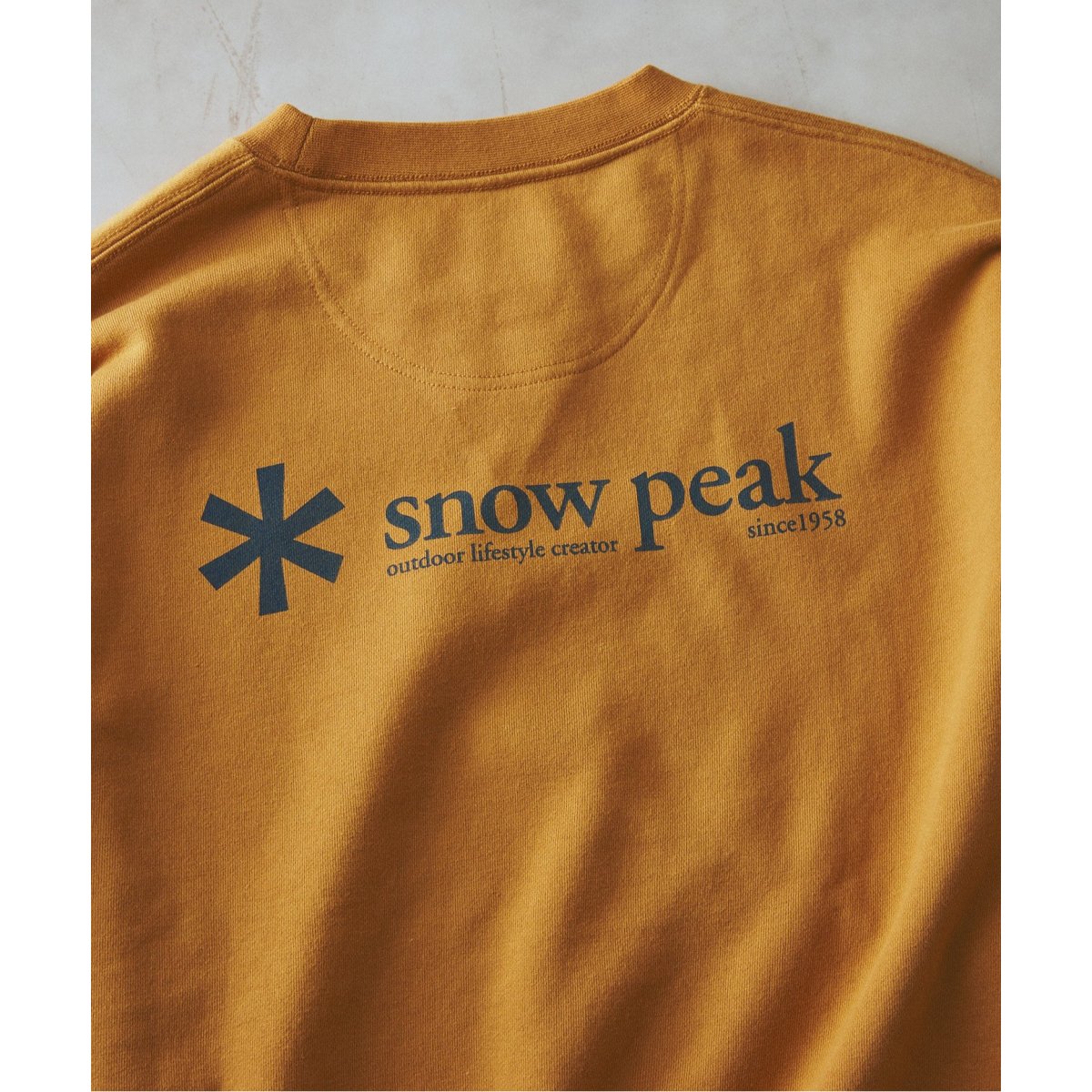 SNOWPEAK / スノーピーク 別注ロゴ プリントスウェット | ジャーナル