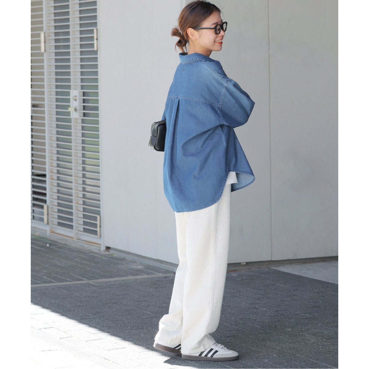 ジャーナルスタンダードレリューム　デニムプルオーバーシャツ/インディゴ JOURNAL STANDARD relume（ジャーナルスタンダード レリューム