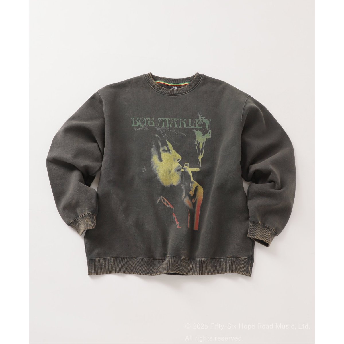 BOB MARLEY / ボブ・マーリープリント フェードスウェット