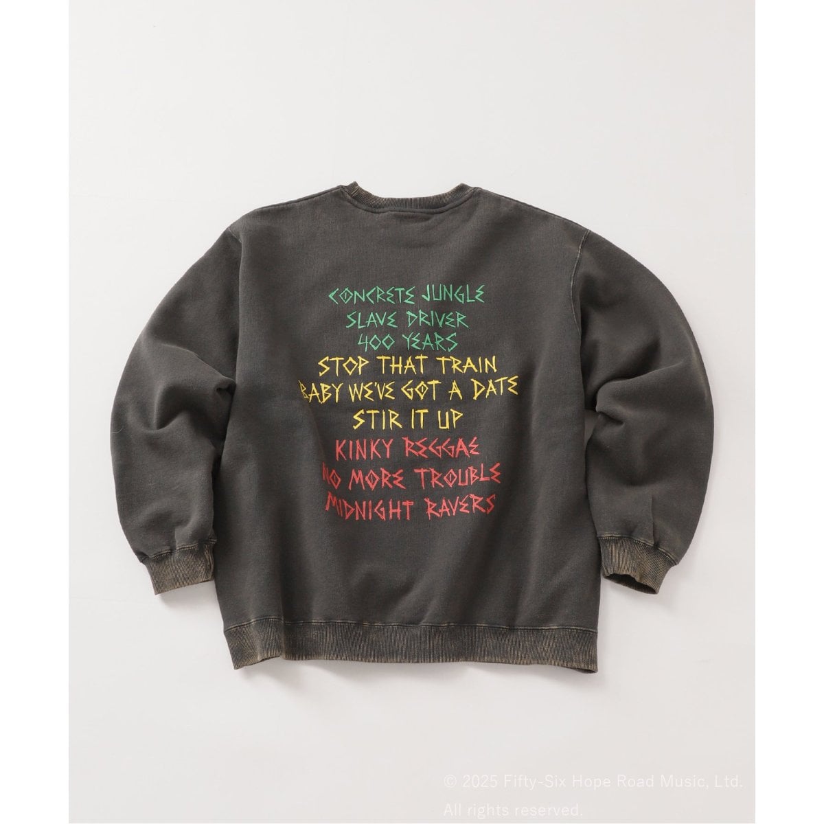 BOB MARLEY / ボブ・マーリープリント フェードスウェット