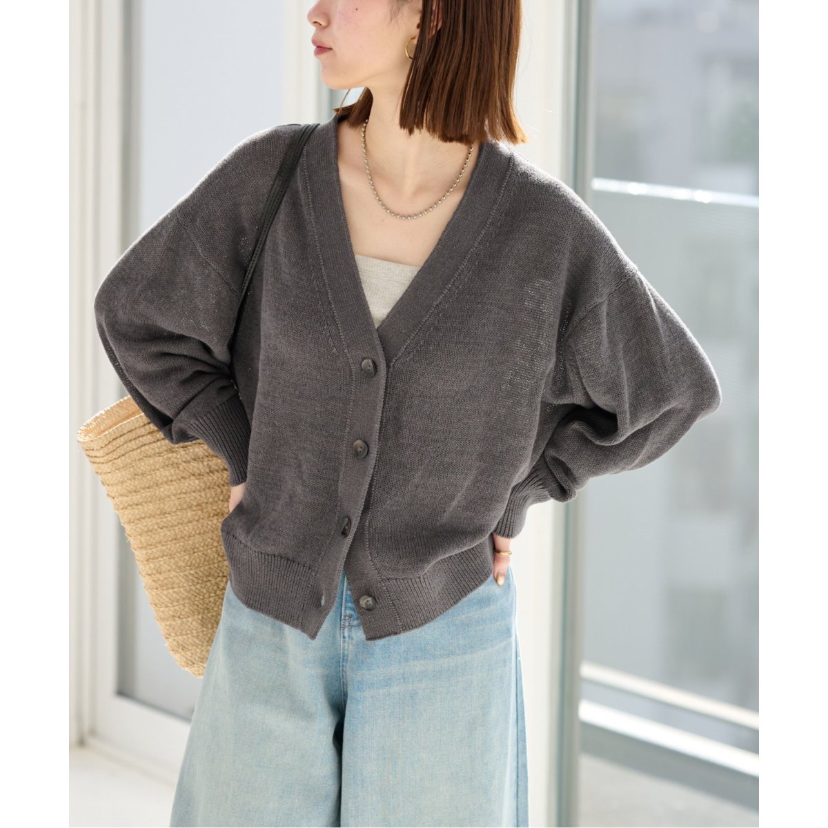 専用。JOURNAL STANDARD relume リネンコットンカーディガン リネンコットンVカーディガン（カーディガン）｜JOURNAL