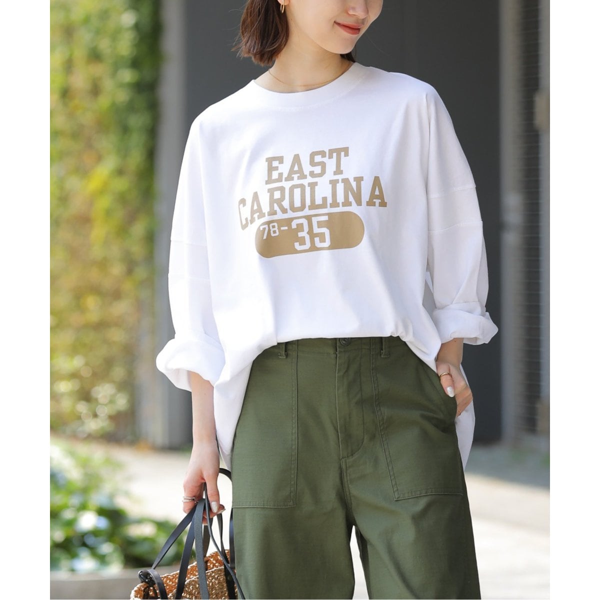 Champion/チャンピオン】*RELUME L/S T-SH 16s/OE：カットソー