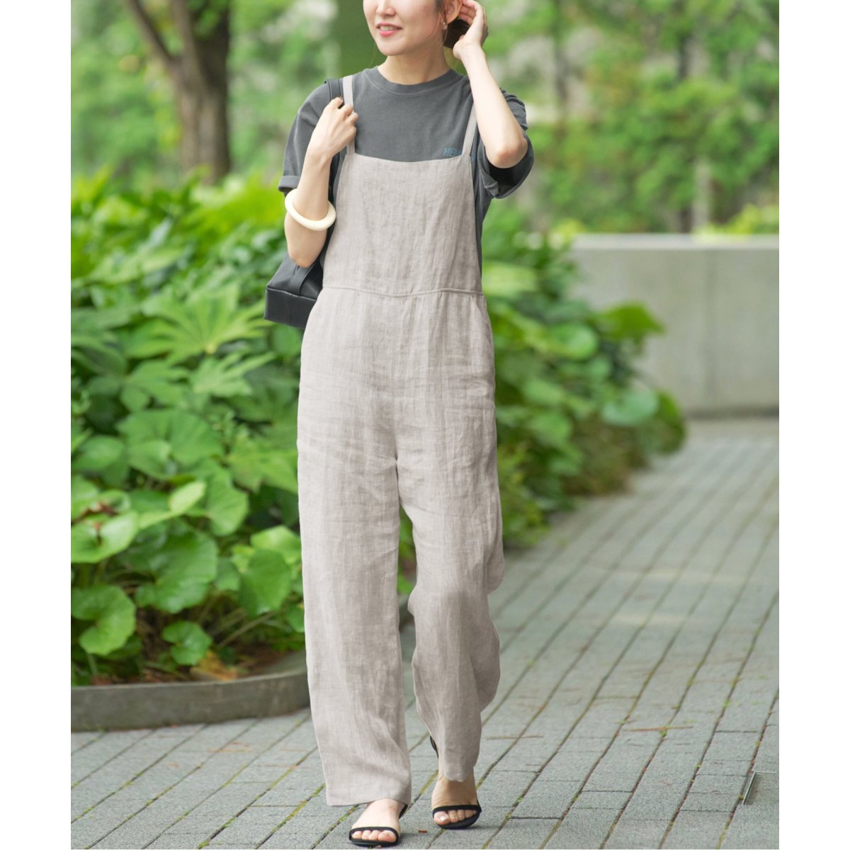 2024ss✨️JOURNAL STANDARD フレンチリネンサロペット S JOURNAL STANDARD relume｜《追加》手洗い可 / No.14フレンチ