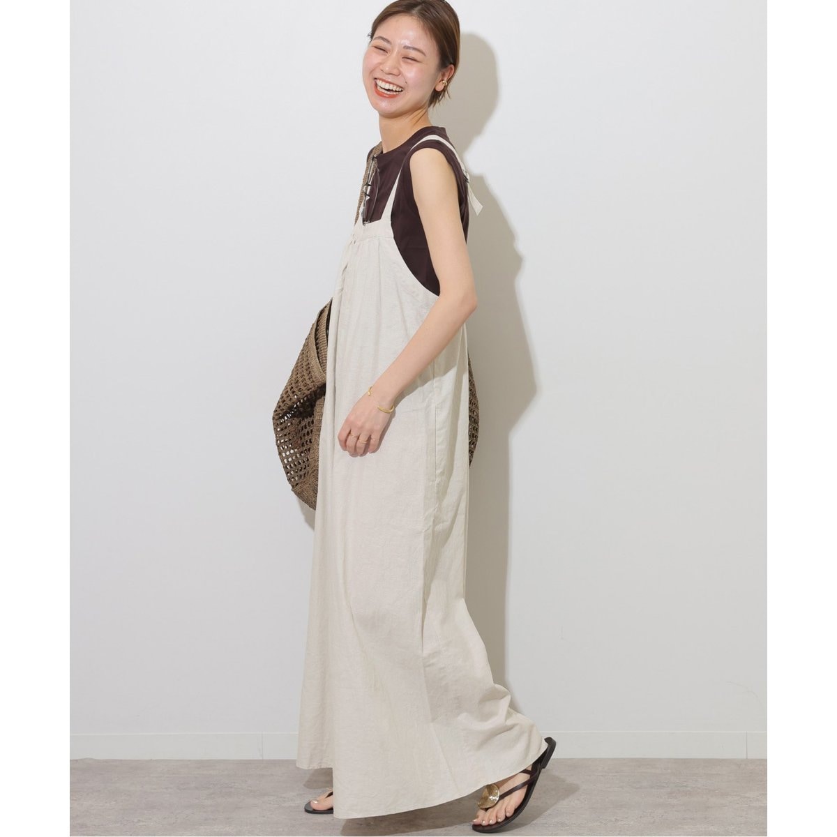 追加》手洗い可 / ギャザーサロペット | ジャーナルスタンダード