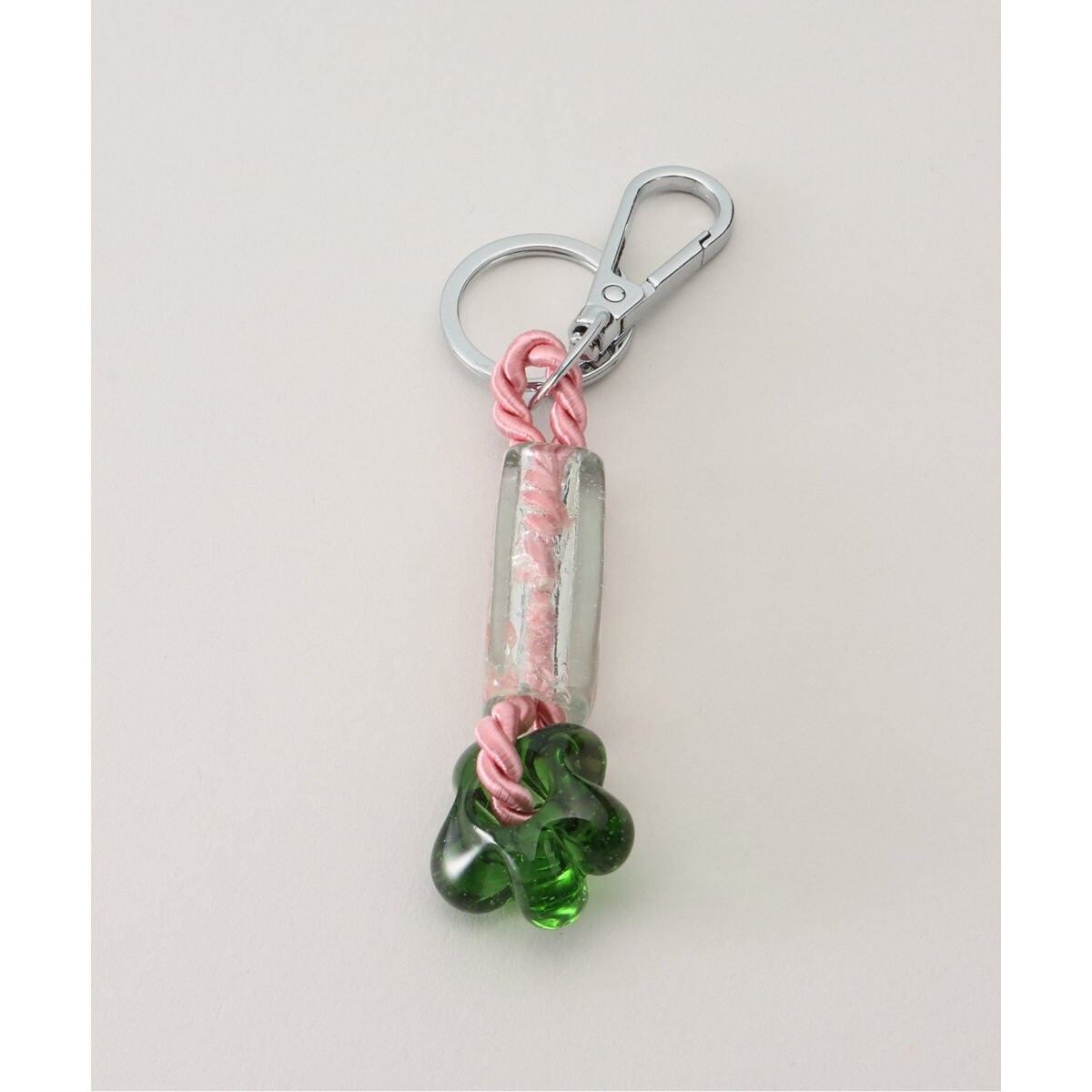 □【SISI JOIA/シシジョイア】Recycled glass keychain