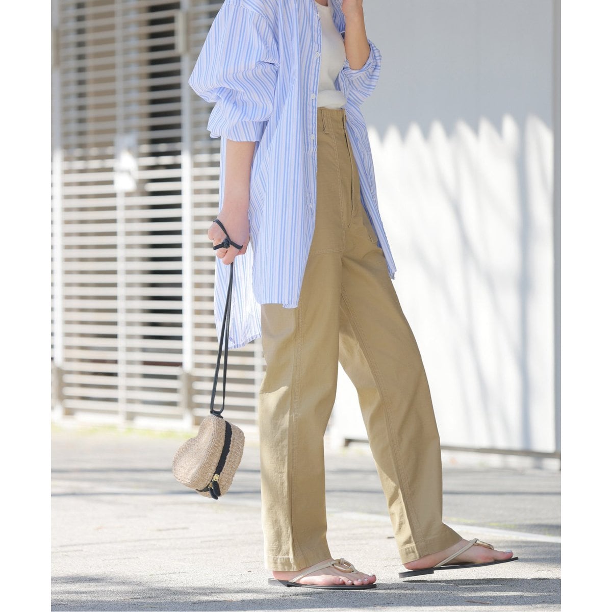 WEB/一部店舗限定》ribbon 刺しゅうパンツ | スローブ イエナ(SLOBE