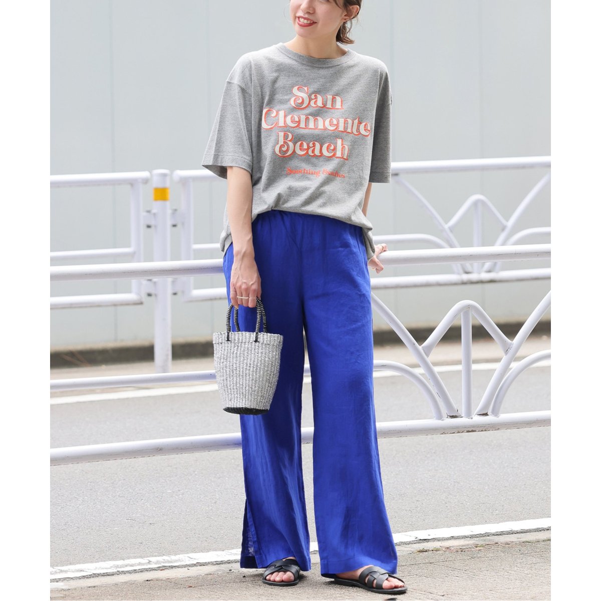 JOURNAL STANDARD relume 麻スリットイージーパンツ JOURNAL STANDARD relume パンツ 「再入荷/一部WEB限定展開