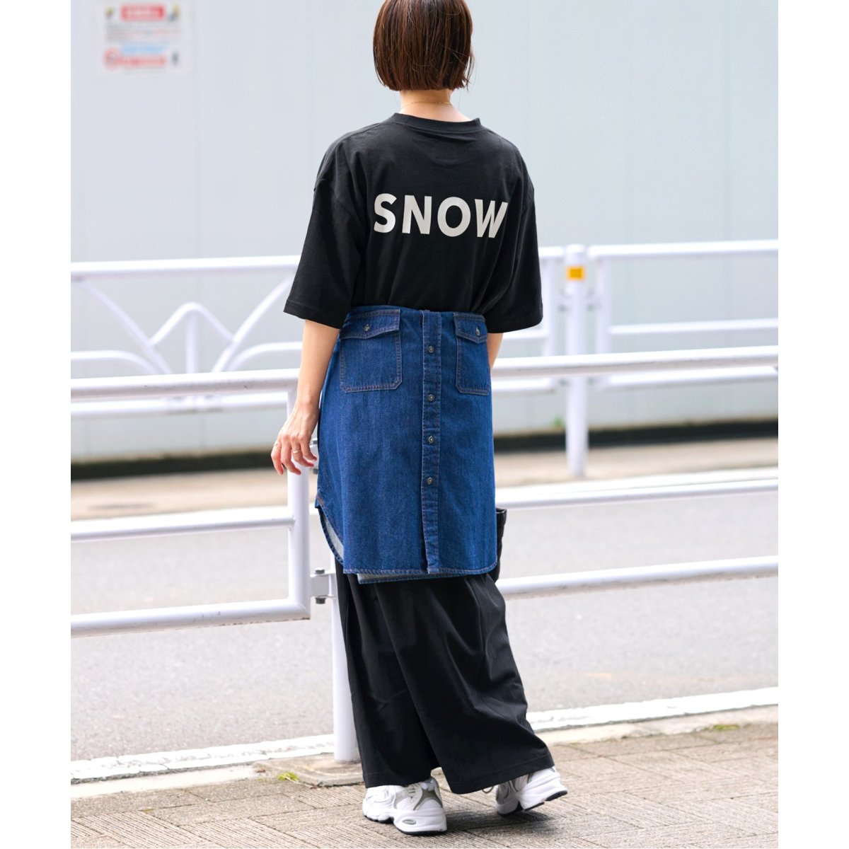 新品 ジャーナルスタンダードレリューム 別注 スノーピーク Tシャツワンピース 追加2》別注【Snow Peak/スノーピーク】Tシャツワンピース