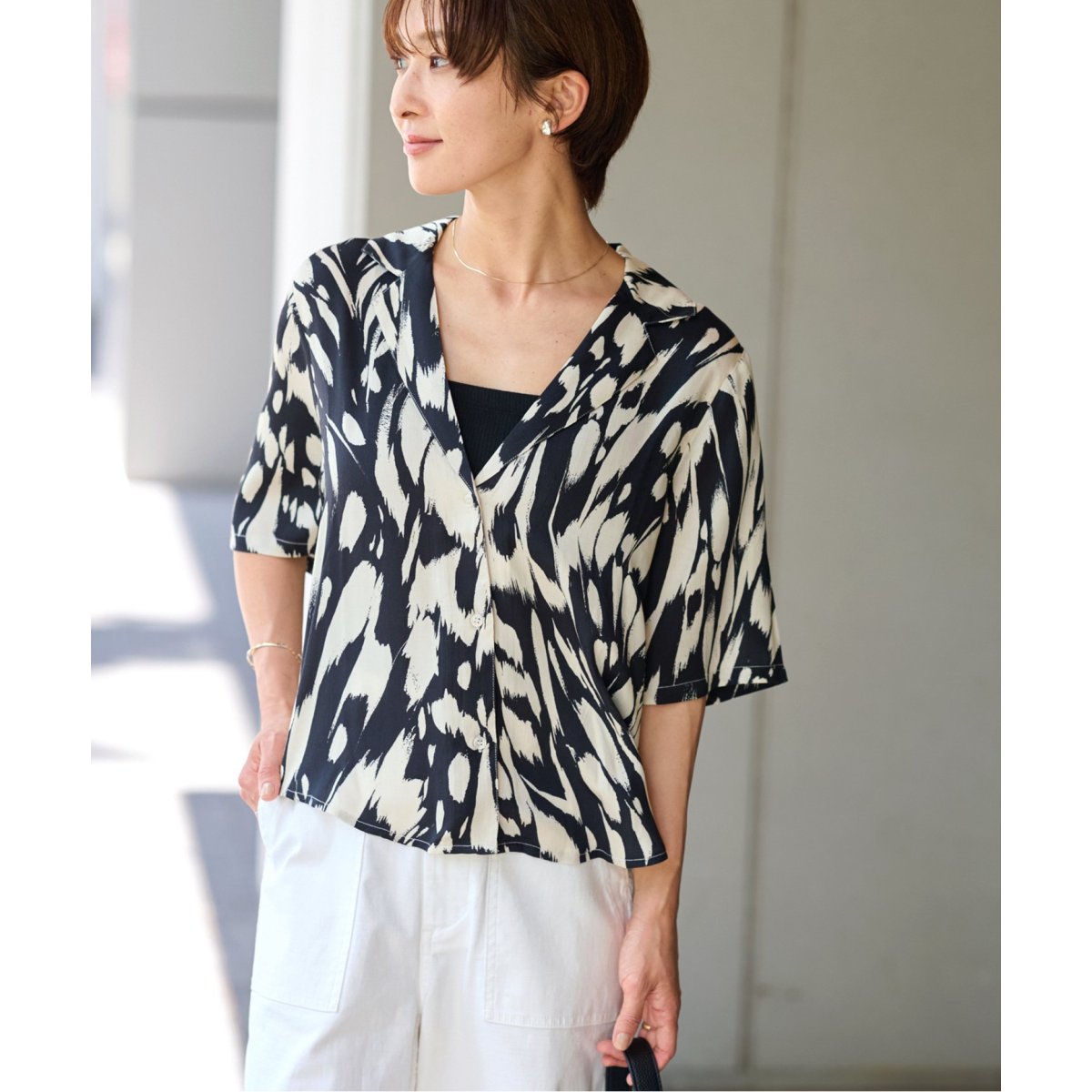 ブラウス シャツ 「BILA77/ヴィーラセブンティセブン」REVELLO TOP：シャツ レディース BILA77/ヴィーラセブンティセブン】REVELLO TOP：シャツ（シャツ