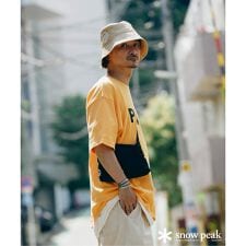 SNOW PEAK / スノーピーク 別注 ”PEAK SNOW” ロゴTシャツ