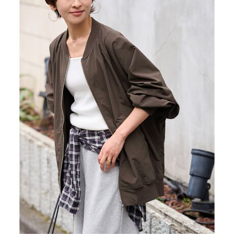 《予約》［25AW新作］ウォッシャブルナイロンダブルジップMA-1