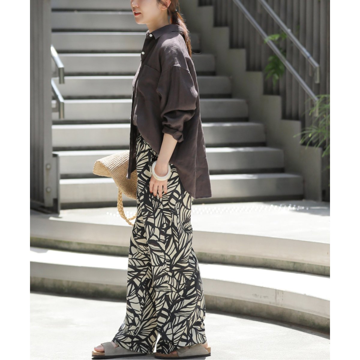 JOURNAL STANDARD relume リーフプリントイージーパンツ リーフプリントイージーパンツ（その他パンツ）｜JOURNAL