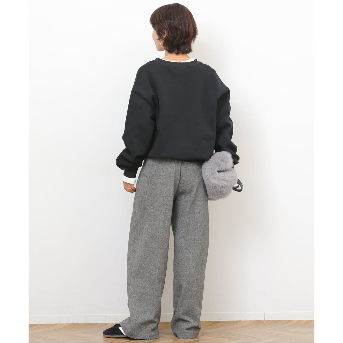 JOURNAL STANDARD relume ハーフジップノーカラースウェット JOURNAL STANDARD relume｜《WEB限定》ハーフジップノーカラー