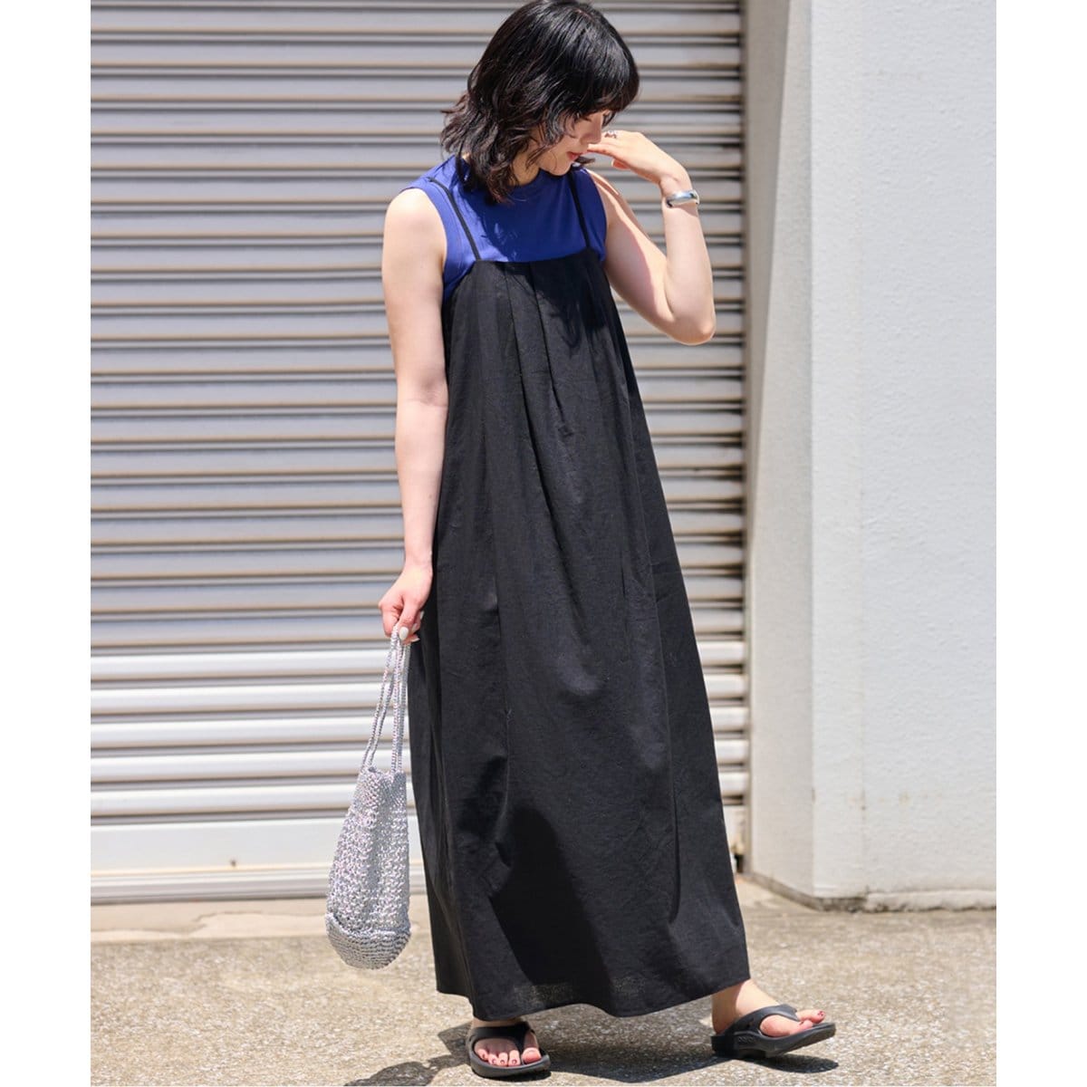 【新品】journal standard ヘンプリネンキャミワンピース JOURNAL STANDARD L'ESSAGE｜ヘンプリネンキャミワンピース
