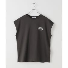 フレンチスリーブロゴTシャツ