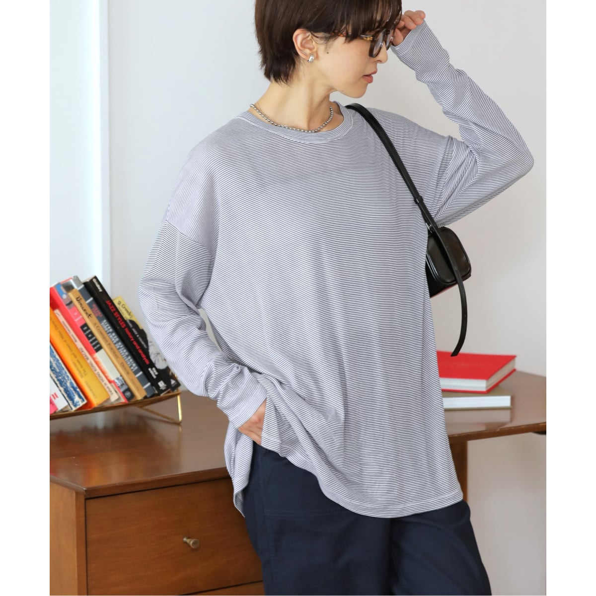 ジャーナルスタンダード　レリューム　relume 別注　ヘインズ　2枚カットソー 2枚セット＞別注【Hanes / ヘインズ】Tシャツ(507924188