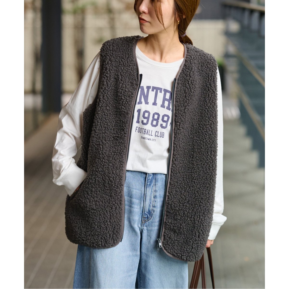 追加2》ウールナイロンリバーVEST | ジャーナルスタンダード