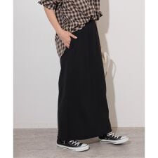 《一部WEB追加予約8 / 新色》スウェットマキシスカート