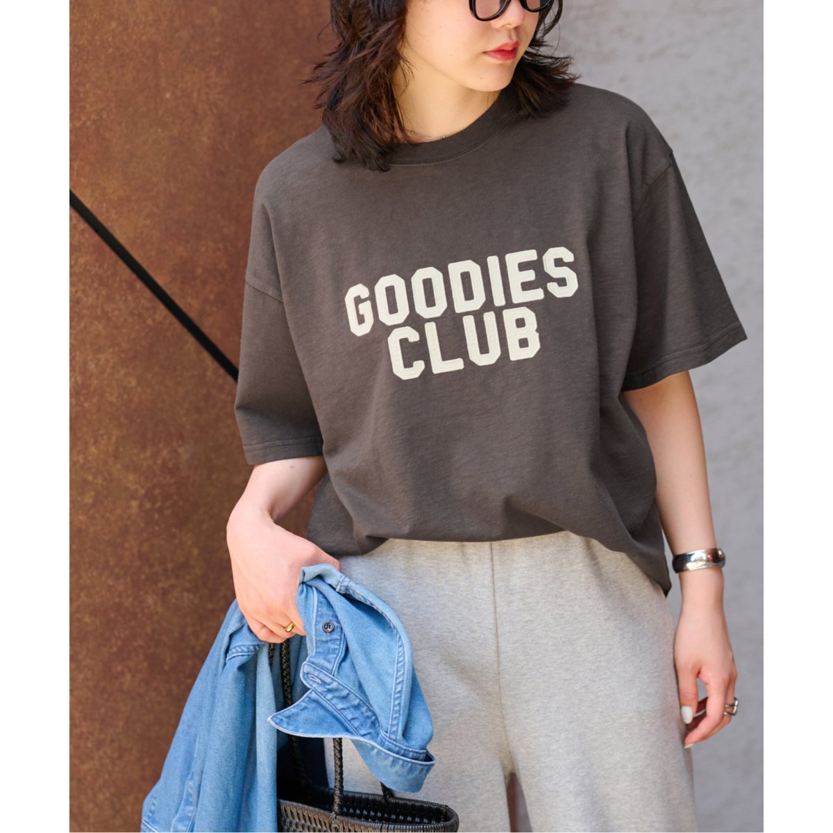 tシャツ GOODIES CLUB パッチワークロゴTEE レディース GOODIES CLUB パッチワークロゴTEE | ジャーナルスタンダード