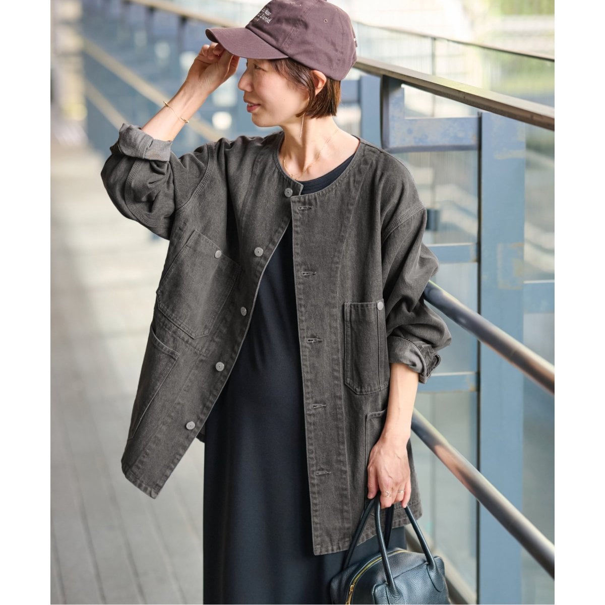 JOURNAL STANDARD relume コート TECH MELTON シングル Aラインコート（ステンカラーコート