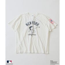 《予約》PEANUTS 別注 MLB ベースボール プリントTシャツ