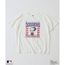 《予約》PEANUTS 別注 MLB ベースボール プリントTシャツ