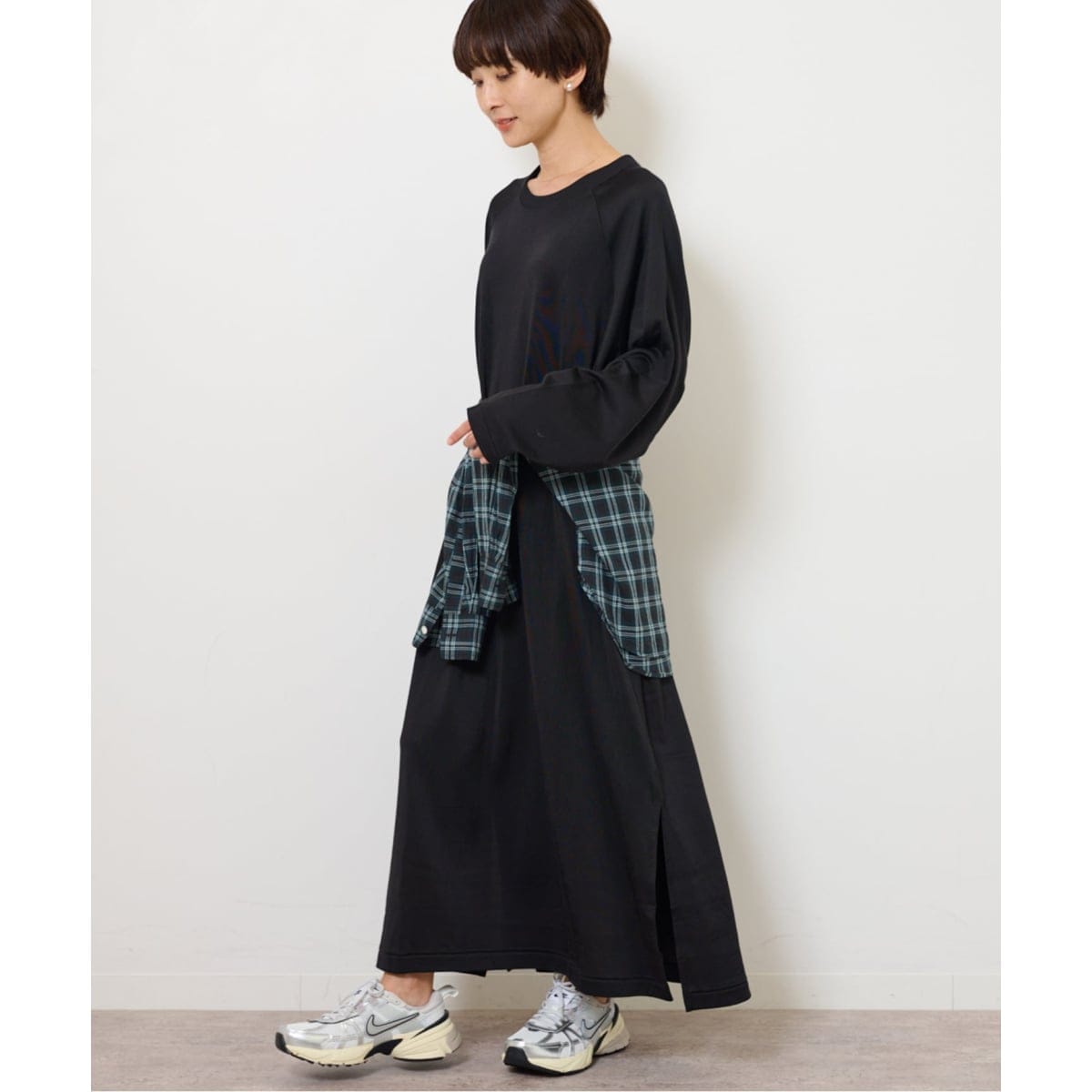 nude vintage×JOURNAL STANDARD】レースパッチワークワンピース