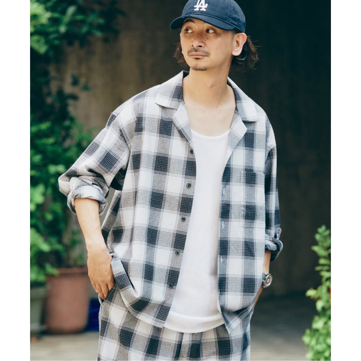 BOWWOW バウワウ ネルシャツ チェックシャツ BOWWOW「DELUXE FLANNEL SHIRTS REPAIRED - チェックネルシャツ