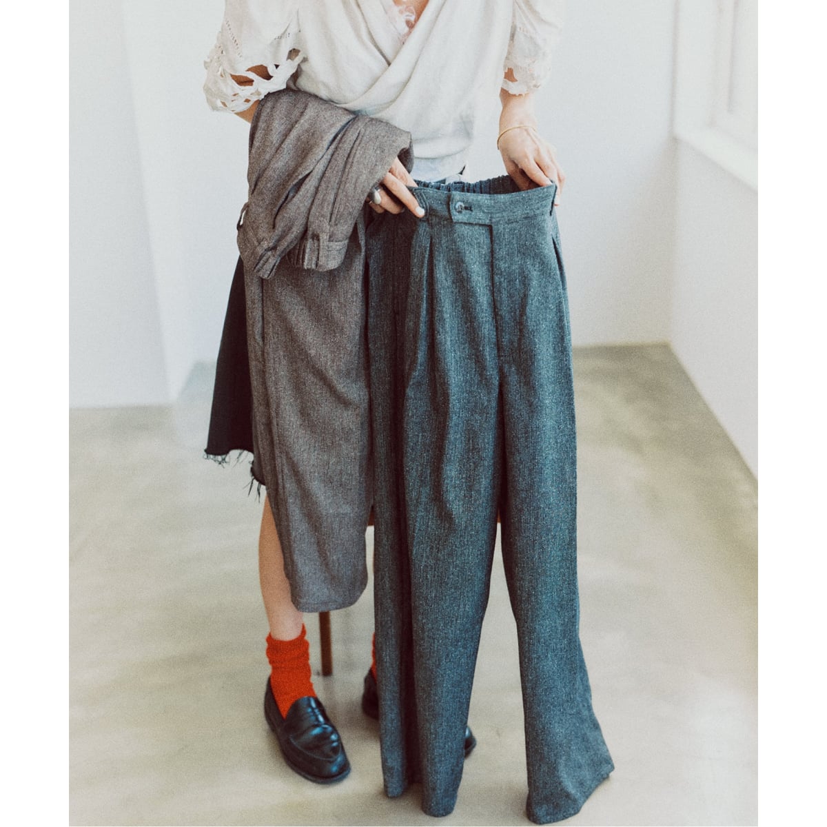 別注【Dickies ディッキーズ】RELUME フレアワイドパンツ 別注【Dickies/ディッキーズ】*RELUME フレアワイドパンツ