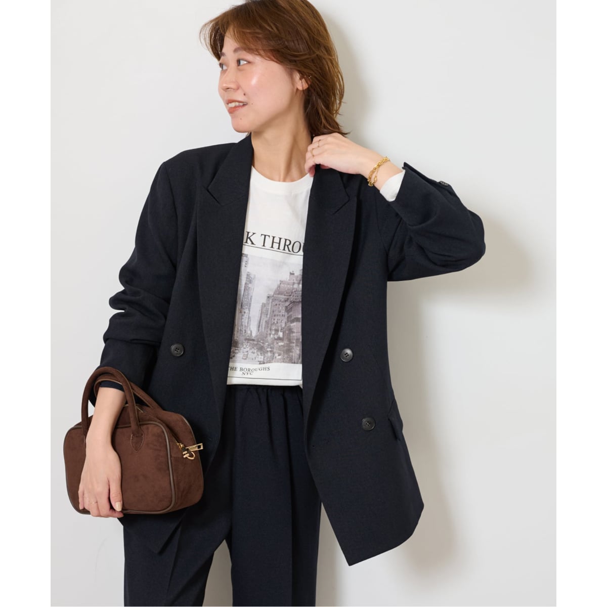 JOURNAL STANDARD relume/ダブルフロントチェックジャケット 予約》ダブルフロントチェックジャケット（テーラードジャケット