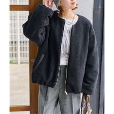 ジャーナルスタンダード レリューム(JOURNAL STANDARD relume)の《WEB限定》［25AW新作］リバーシブルボアブルゾン