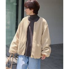 ジャーナルスタンダード レリューム(JOURNAL STANDARD relume)の《WEB限定》［25AW新作］リバーシブルボアブルゾン