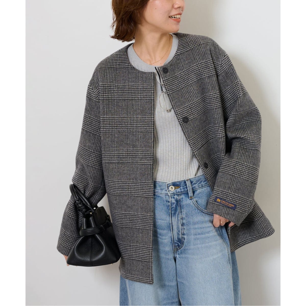 【新品タグ付き】ジャーナルスタンダードレリューム　ウールナイロンリバージャケット Day Coat Review 冬を新しくする選択を竹下玲奈さんと一緒に