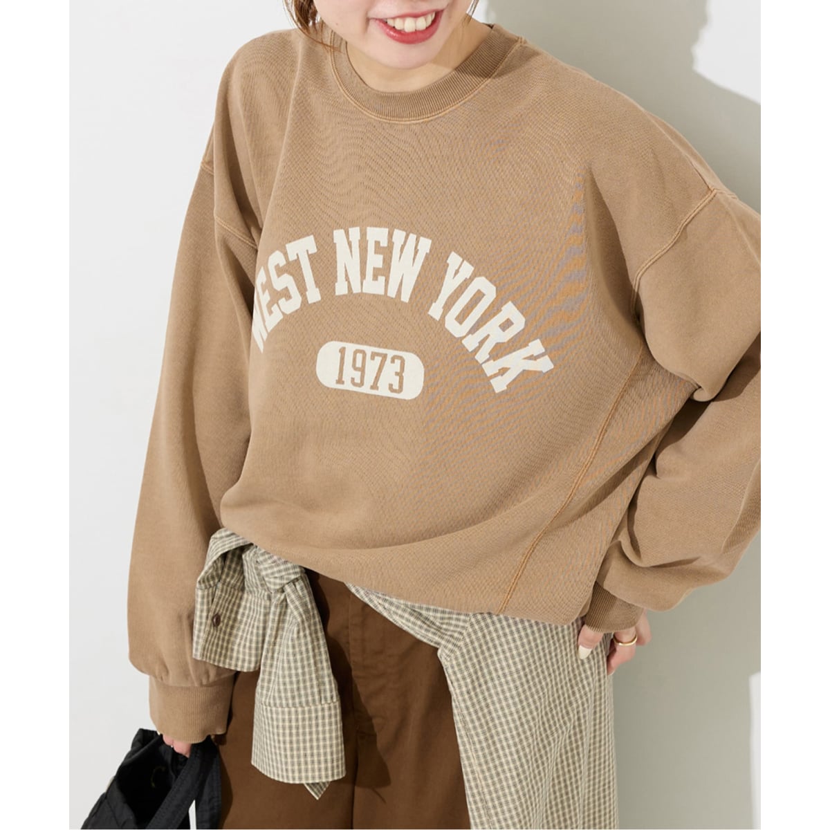 フロスト加工ロゴスウェット | スピック＆スパン(Spick and Span