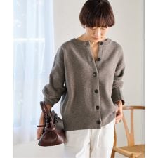 ジャーナルスタンダード レリューム(JOURNAL STANDARD relume)の《予約》［25AW新作］ウールカシミヤ2WAYクルーネックカーディガン