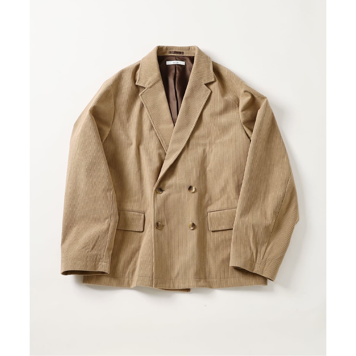 TECH ”SOLOTEX(R)” コーデュロイ ウォッシャブル ダブルジャケット