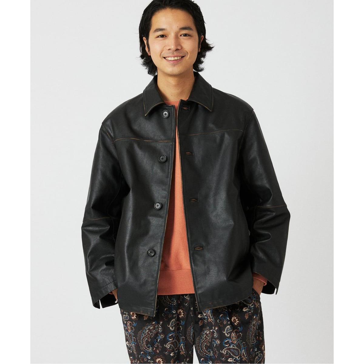 Schott ショット シングルライダース エディフィス 別注 size m EDIFICE（エディフィス）の「《予約》Schott / ショット 別注