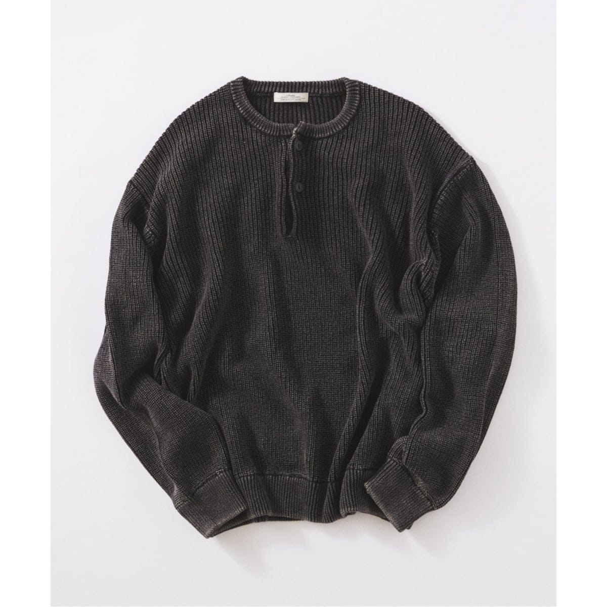 米富繊維 / Yonetomi】別注 EX FINE WOOL リブドライバーズニット
