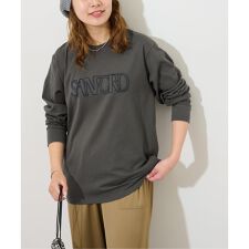 チェーン刺繍ロングスリーブTEE