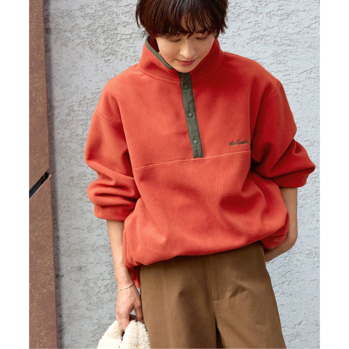 W/Nyモッサステンカラーショートコート Spick & Span（スピックアンドスパン）の「W/Nyモッサステン